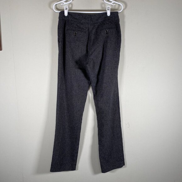 Dana Buchman Dress Pants Women's 8 Flat Front Mid Rise Gray - Picture 2 of 14